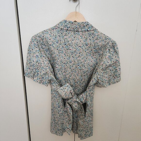 Atmosphere Floral Print Short Sleeved Women's Shirt (Brand New) - Picture 2 of 3